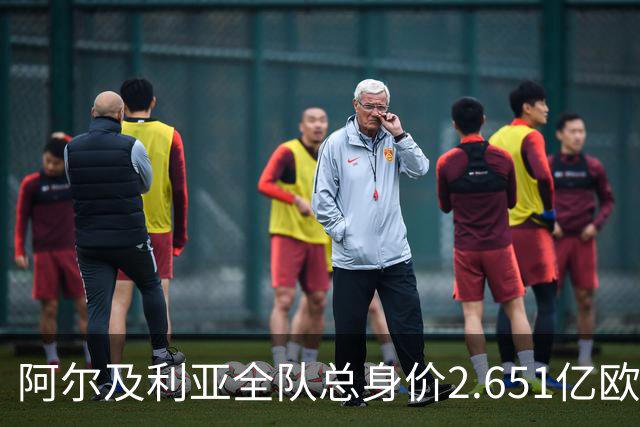 阿尔及利亚全队总身价2.651亿欧，26名球员中马扎的4500万欧最高